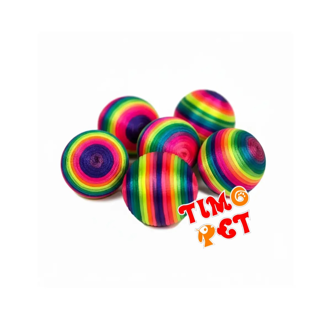 توپ گربه و سگ مدل هفت رنگ