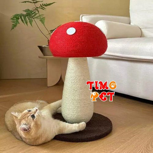 اسکرچر گربه مدل قارچ بزرگ