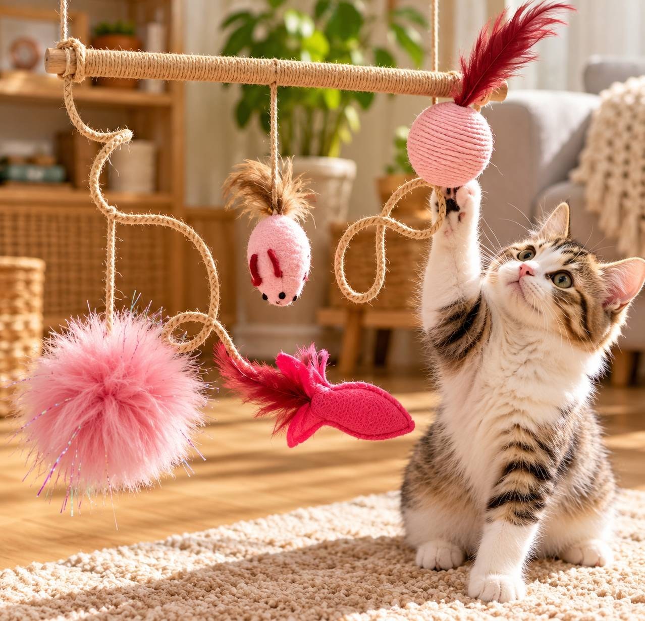 پک اسباب بازی گربه